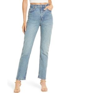Reformation Liza High Waist Straight Leg Jean